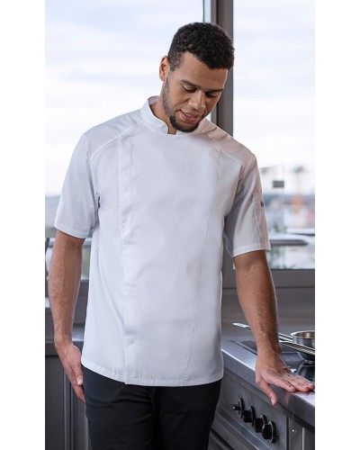 Chaqueta Chef Hombre M/C. 50% Pol-50% Alg.150g/m2 Blanco