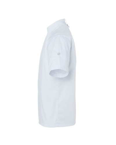 Chaqueta Chef Hombre M/C. 50% Pol-50% Alg.150g/m2 Blanco