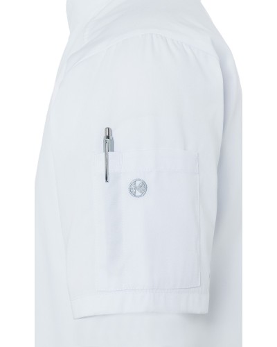 Chaqueta Chef Hombre M/C. 50% Pol-50% Alg.150g/m2 Blanco