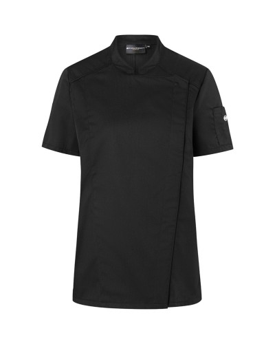 Chaqueta Chef Mujer M/C. 50% Pol-50% Alg.150g/m2 Antracita