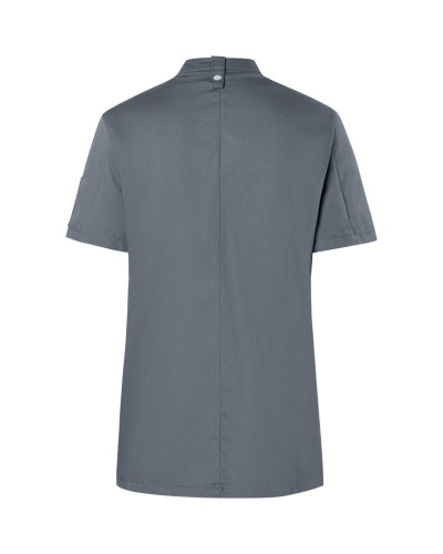 Chaqueta Chef Mujer M/C. 50% Pol-50% Alg.150g/m2 Antracita