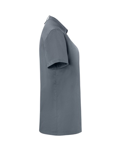 Chaqueta Chef Mujer M/C. 50% Pol-50% Alg.150g/m2 Antracita