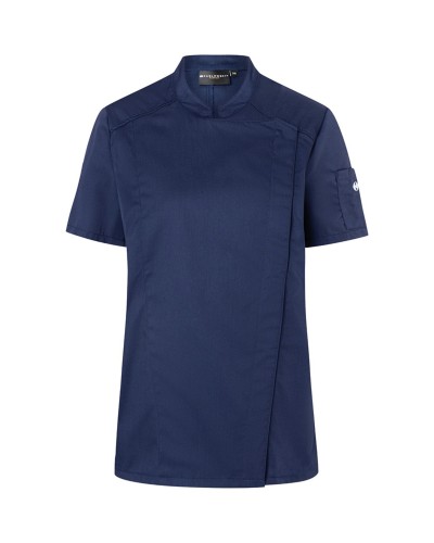 Chaqueta Chef Mujer M/C. 50% Pol-50% Alg.150g/m2 Antracita