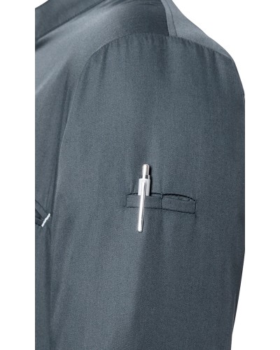 Chaqueta Chef M/C T. Moderno. 50% Pol-50% Alg.150g/m2 Antracita