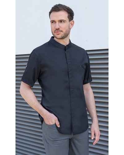 Chaqueta Chef M/C T. Moderno. 50% Pol-50% Alg.150g/m2 Antracita