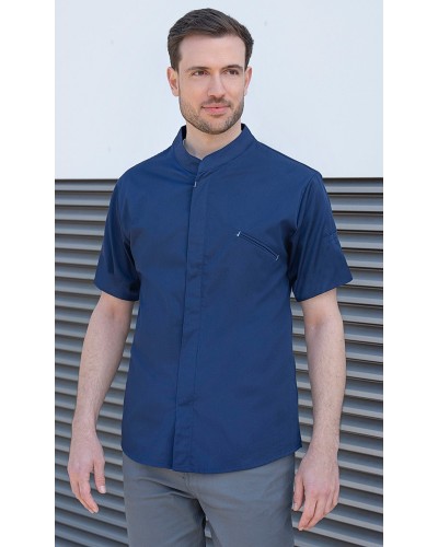 Chaqueta Chef M/C T. Moderno. 50% Pol-50% Alg.150g/m2 Antracita