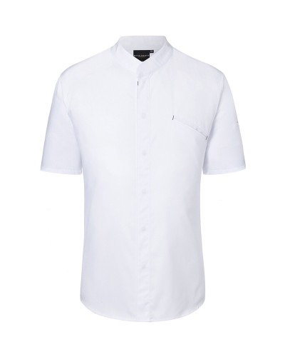 Chaqueta Chef M/C  T Moderno. 50% Pol-50% Alg.150g/m2 Blanco