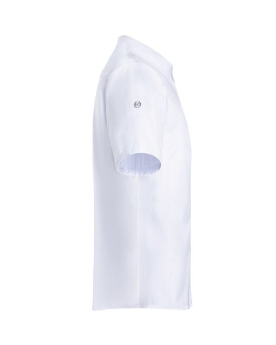 Chaqueta Chef M/C  T Moderno. 50% Pol-50% Alg.150g/m2 Blanco