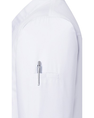 Chaqueta Chef M/C  T Moderno. 50% Pol-50% Alg.150g/m2 Blanco