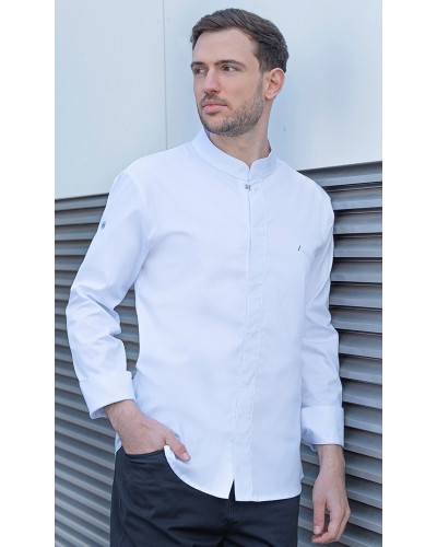 Chaqueta Chef T Moderno. 50% Pol-50% Alg..150g/m2 Blanco