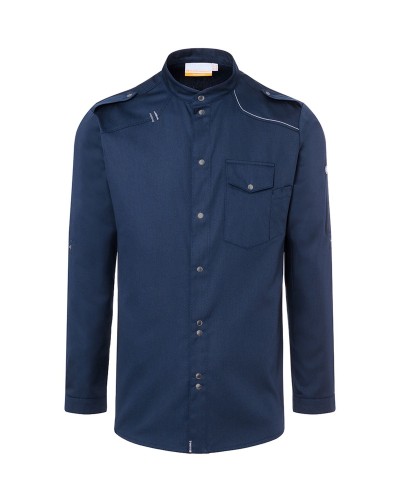 Camisa chef N. Identidad. 50% Pol-50% Alg.150g/m2 Navy