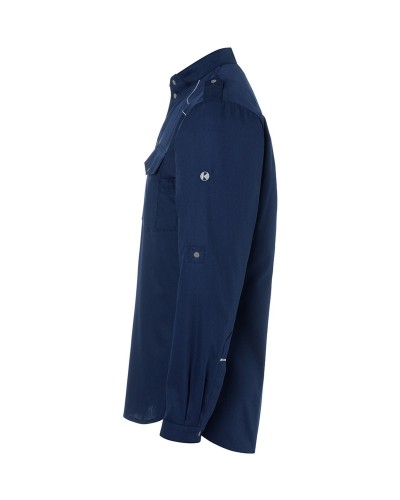 Camisa chef N. Identidad. 50% Pol-50% Alg.150g/m2 Navy