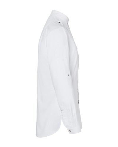 Camisa chef N. Identidad. 50% Pol-50% Alg.150g/m2 Blanco