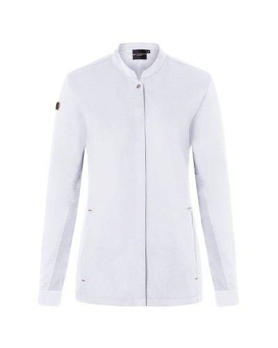 Chaqueta Chef de Mujer Green-Generation, material sostenible, 72% pol. reciclado certif. GRS -28% alg.