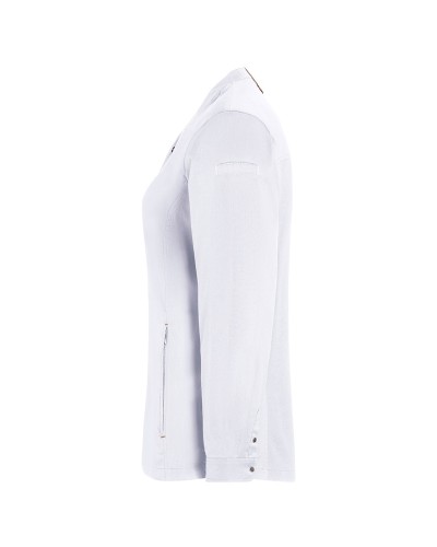 Chaqueta Chef de Mujer Green-Generation, material sostenible, 72% pol. reciclado certif. GRS -28% alg.