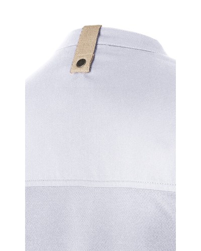 Chaqueta Chef de Mujer Green-Generation, material sostenible, 72% pol. reciclado certif. GRS -28% alg.