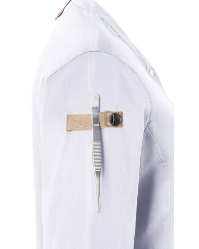Chaqueta Chef de Mujer Green-Generation, material sostenible, 72% pol. reciclado certif. GRS -28% alg.