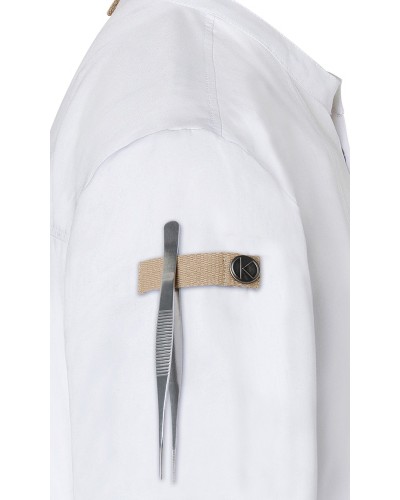 Chaqueta Chef Green-Generation, material sostenible, 72% pol. reciclado certif. GRS -28% alg.