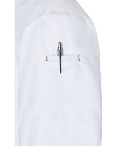 Chaqueta Chef Green-Generation, material sostenible, 72% pol. reciclado certif. GRS -28% alg.