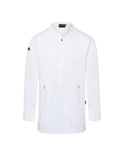 Chaqueta Chef Green-Generation, material sostenible, 72% pol. reciclado certif. GRS -28% alg.