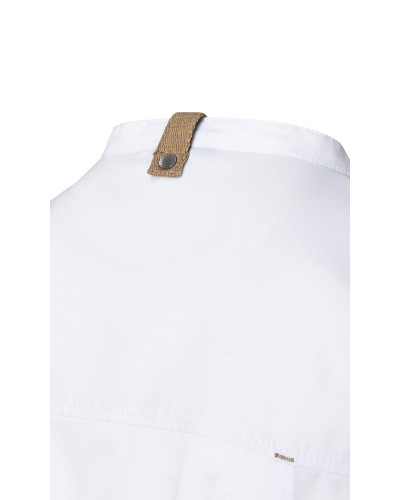 Chaqueta Chef Green-Generation, material sostenible, 72% pol. reciclado certif. GRS -28% alg.