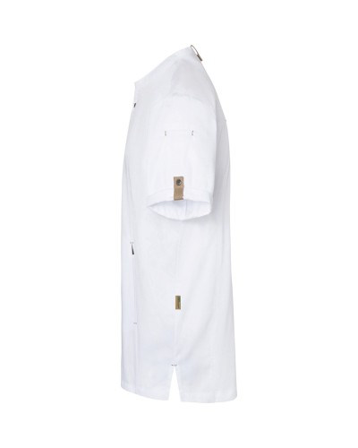 Chaqueta Chef Green-Generation, material sostenible, 72% pol. reciclado certif. GRS -28% alg.