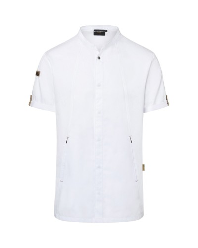 Chaqueta Chef Green-Generation, material sostenible, 72% pol. reciclado certif. GRS -28% alg.