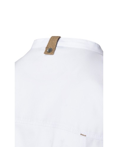 Chaqueta Chef Green-Generation, material sostenible, 72% pol. reciclado certif. GRS -28% alg.