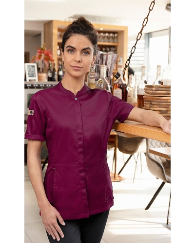 ChaqChef Mujer Green-Generation, 65% pol. certif. GRS -35% alg. Azul acero