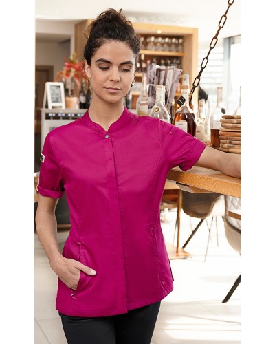ChaqChef Mujer Green-Generation, 65% pol. certif. GRS -35% alg. Azul acero