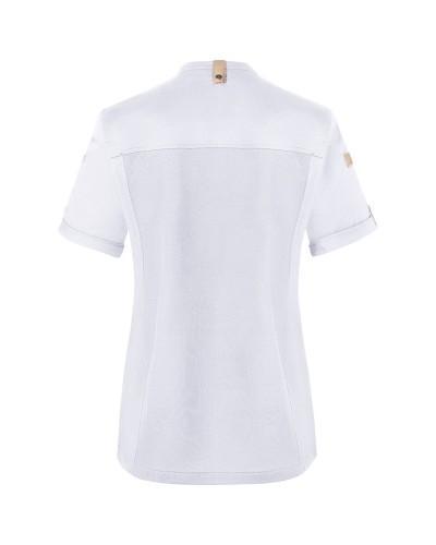 Chaqueta Chef de Mujer Green-Generation, material sostenible, 65% pol. reciclado certif. GRS -35% alg.