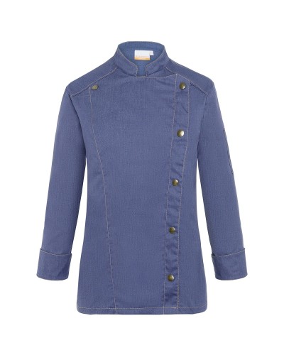 Chaq Chef Mujer estilo Vaquero. 65% Poliéster-35% Algodón. Azul Vintage