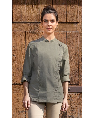 Chaq Chef Mujer estilo Vaquero. 65% Poliéster-35% Algodón. Azul Vintage