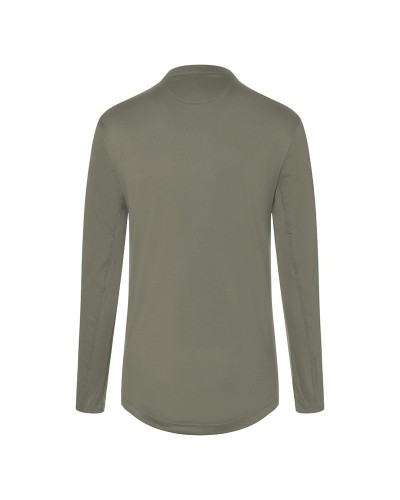 Camisa de trabajo para Mujer, manga larga. Negro