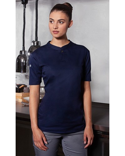 Camisa Mujer, m/corta alto rendimiento. Sabia