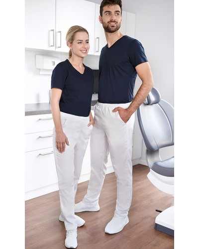Pan. Unisex ajustados  65% Pol. recic. cert. GRS / 35% Alg. Blanco