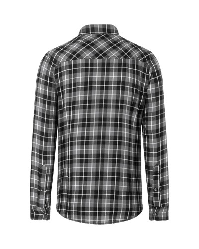 Camisa de Cuadros para hombres, tendencia urbana. 65% Pol.-35% Alg.110 g/m²