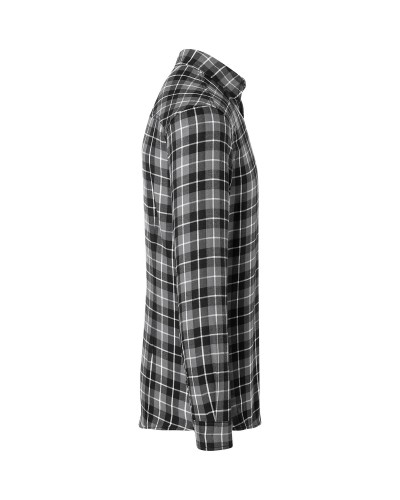 Camisa de Cuadros para hombres, tendencia urbana. 65% Pol.-35% Alg.110 g/m²