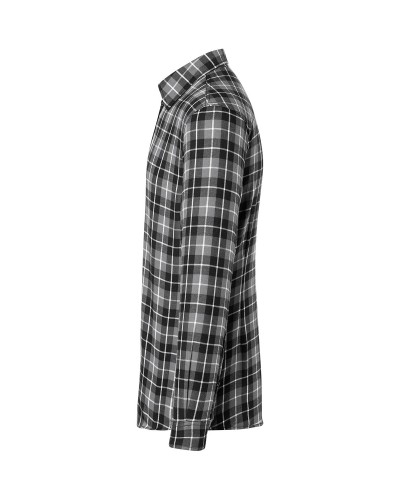 Camisa de Cuadros para hombres, tendencia urbana. 65% Pol.-35% Alg.110 g/m²