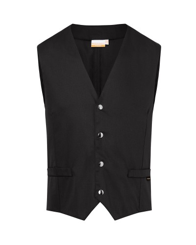 Chaleco Hombre. 65% pol-35% alg.215 g/m² Negro