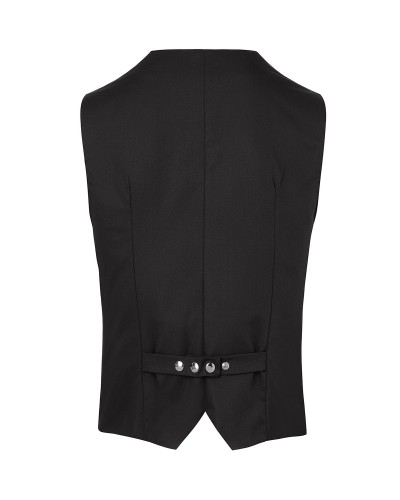 Chaleco Hombre. 65% pol-35% alg.215 g/m² Negro