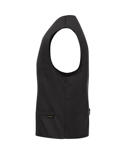 Chaleco Hombre. 65% pol-35% alg.215 g/m² Negro