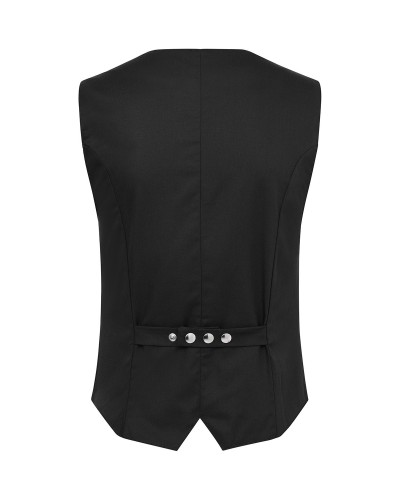 Chaleco Mujer. 65% pol-35% alg.215 g/m² Negro