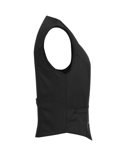 Chaleco Mujer. 65% pol-35% alg.215 g/m² Negro