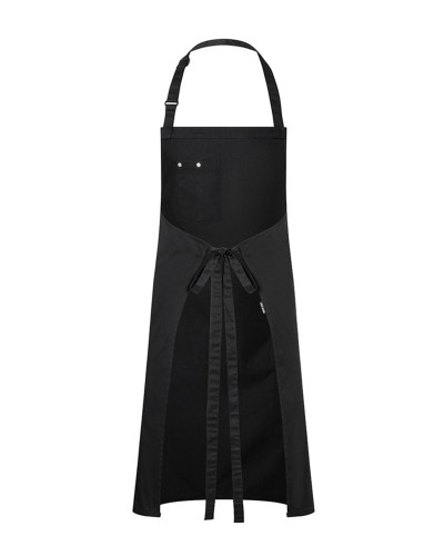 Delantal de Bistro ROCK CHEF® con hebilla y bolsillos. 65% Poliéster - 35% Algodón. 215 g/m²