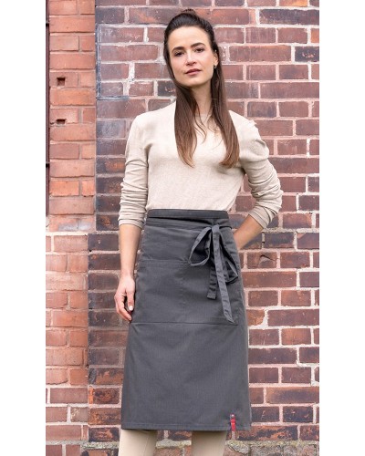 Delantal estilo Denim Bistro ROCK CHEF®. 65% Poliéster - 35% Algodón. 195 g/m²