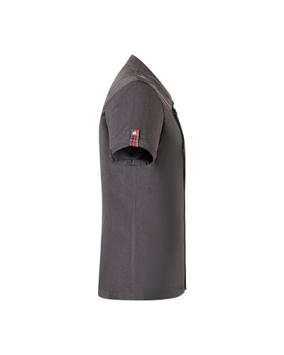 Chaq Chef Hombre, m/corta estilo Denim ROCK CHEF®  Negro Vintage