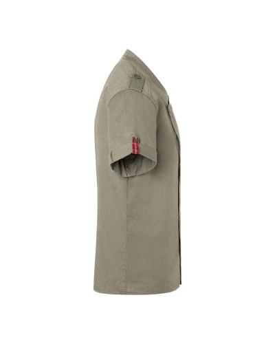 Chaq Chef Hombre, m/corta estilo Denim ROCK CHEF®  Negro Vintage