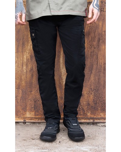 Pantalones Cargo para hombres ROCK CHEF®.98% Algodón - 2% Elastano. 220 g/m²