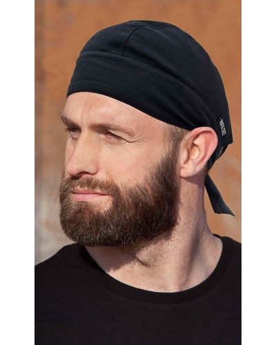 Bandana ROCK CHEF®, material sostenible, 65% Pol. reciclado certificado GRS 35% Alg.